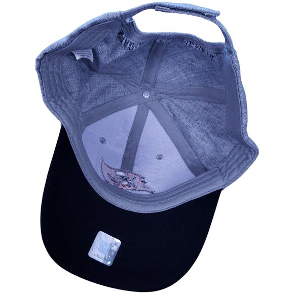 Tampa Bay Buccaneers NFL Hat Cap Adjustable Strap Gray Stadium Club Member - Picture 5 of 6